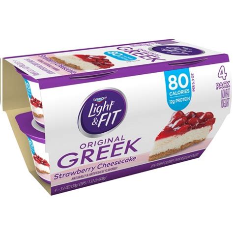Maybe you would like to learn more about one of these? Dannon Light And Fit Strawberry Cheesecake Flavored Greek ...