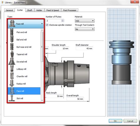 Tool Definition Fusion 360