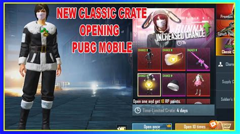 PUBG MOBILE NEW CLASSIC CRATE OPENING PUBG MOBILE NEW CRATE OPENING