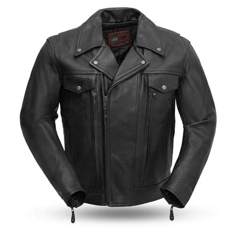With the right stuff, you'll be safer and. Men's First Manufacturing Leather Motorcycle Jackets