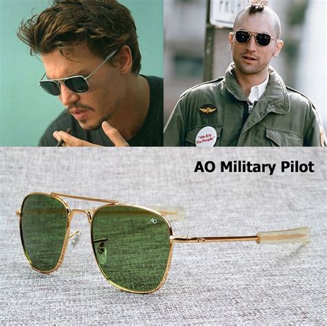 Hot Fashion Army Military Sunglasses Ao Aviator Glasses Eyewear Lenses Goggles