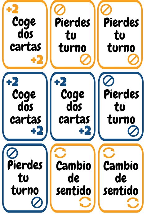 Crea tus propias sobres para imprimir. Cartas UNO imprimibles para la clase de español. ELE ...