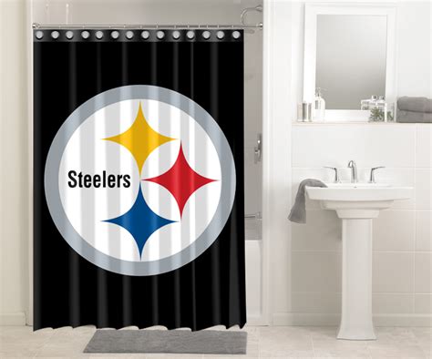 Shop online for all your home improvement needs: Pittsburgh Steelers NFL Football #531 Shower Curtain ...