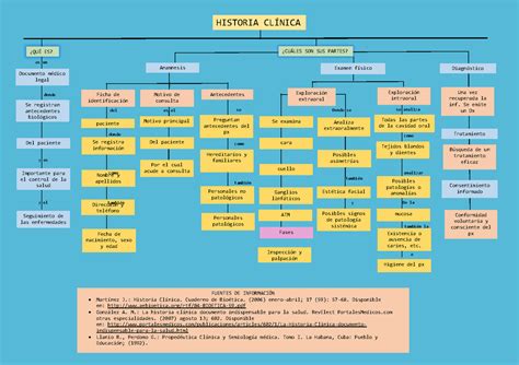 Mapa Conceptual De La Historia Clinica Y Sus Partes Kulturaupice