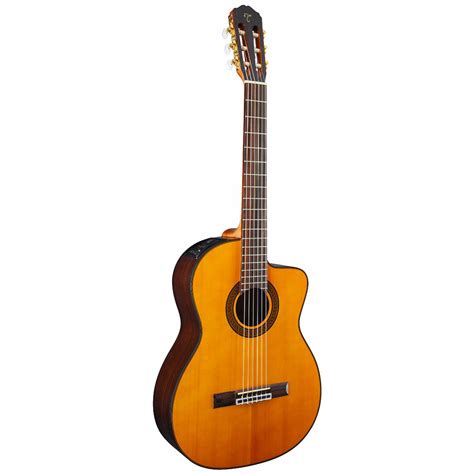 Takamine Gc5ce Acousticelectric Classical Cutaway Nylon String Guitar Natural