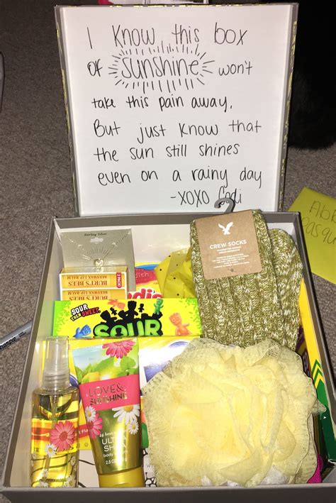 We did not find results for: care package for grieving friend | Diy birthday gifts ...