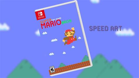 Nintendo Switch Box Art Template Super Fan Made Mario Bros Speed Art