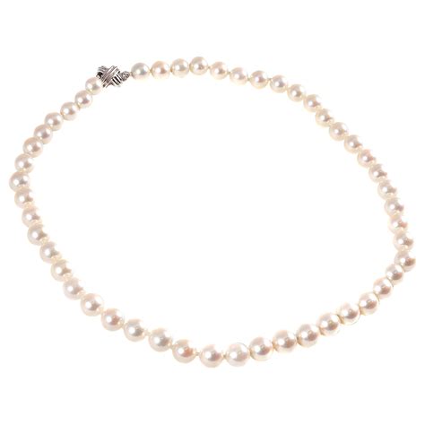Tiffany And Co Multi Strand Pearl Necklace At 1stdibs