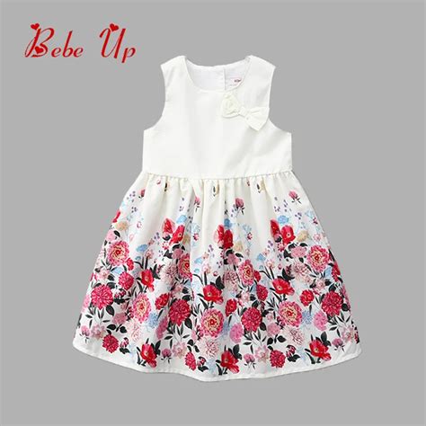 Buy Toddler Girls Summer Dress Floral Cotton Little