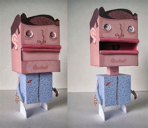 Frighteneddude Paper Toy By Joe Richardson