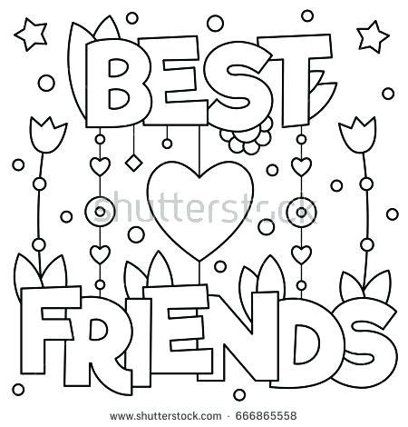 Two Best Friends Coloring Pages at GetDrawings | Free download