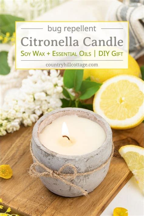 Diy Citronella Candles Recipe To Repel Mosquitoes Making Candles