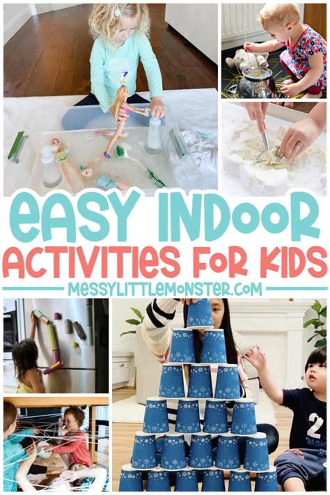 Fun & Easy Indoor Activities for Kids | Indoor activities ...