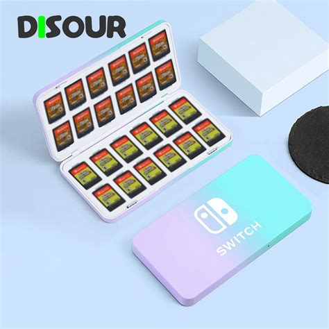 Disour Original In Game Card Case Holder For Nintendo Switch Magnetic Cartridge Box With