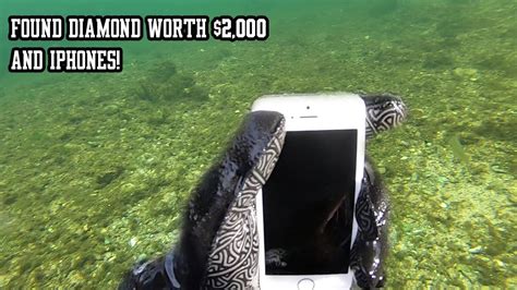 Found Underwater 2000 Diamond Ring And Apple Watch In The River Youtube