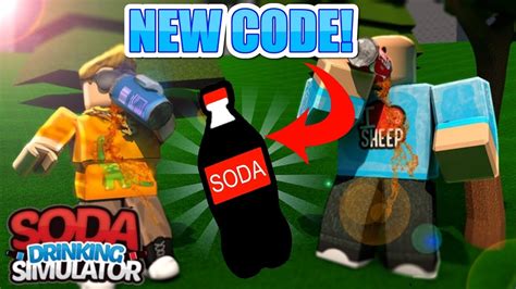 New Code Soda Drinking Simulator Roblox Youtube