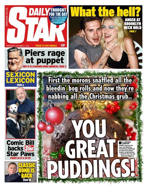 Daily Star Front Page 1st Of October 2020 Tomorrows Papers Today
