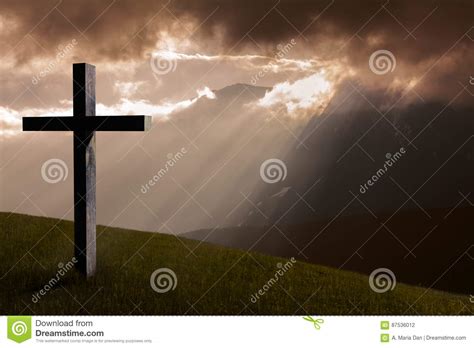 Jesus Christ Cross Stock Photo Image Of Easter Christianity 87536012
