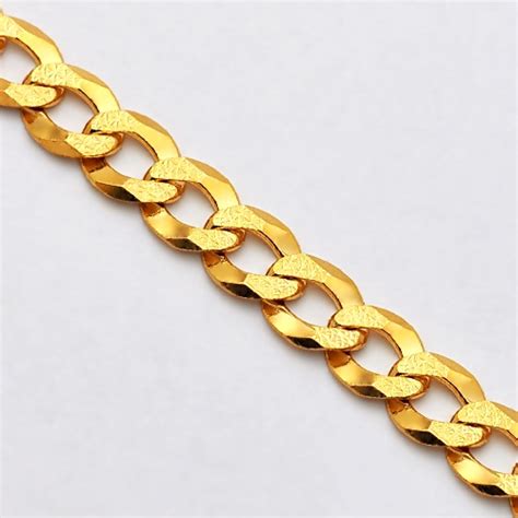 Our Featured Products Chains 18ct Gold Cuban Link Chain Necklace For