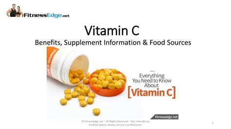 Ppt Vitamin C What You Need To Know Powerpoint Presentation Free