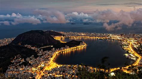 Download Rio De Janeiro City Lights Wallpaper