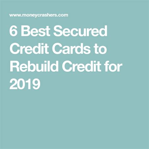 Maybe you would like to learn more about one of these? 6 Best Secured Credit Cards to Rebuild Credit for 2020 | Secure credit card, Rebuilding credit ...