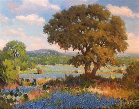 David Forks Texas Landscape Painter Hill Country Afternoon Revised