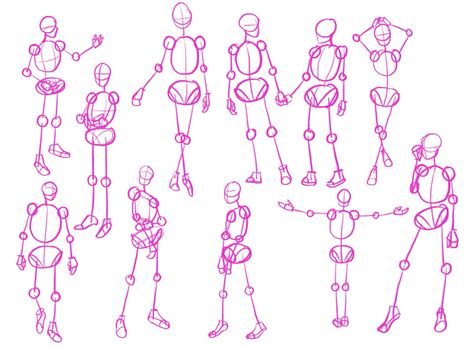 Day 23 How To Draw A Standing Pose Bardot Brush