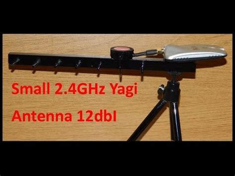 Did you know you can even make an hdtv antenna? 2 4GHz Yagi Antenna - YouTube