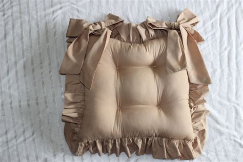 Chair Cushion With Ruffle Etsy
