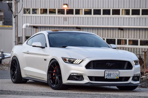 Neatly Tuned White Ford Mustang 50 — Gallery