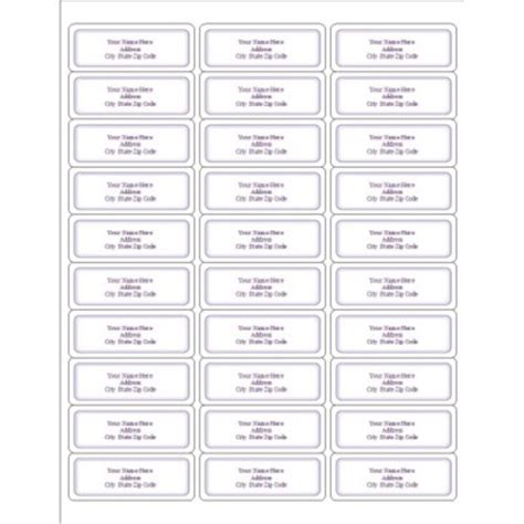 Sheetlabels design and printing is a great way to design and print your blank labels at home, in the office or for use on your product. Classic Purple Pattern Address Label, 30 per sheet Reviews ...