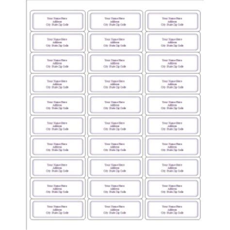 We have over 120 label templates to help you create templates for popular address/mailing sizes, 5160 templates, and cd label templates, as well as standard template sizes similar in layout to avery® are. Classic Purple Pattern Address Label, 30 per sheet Reviews ...