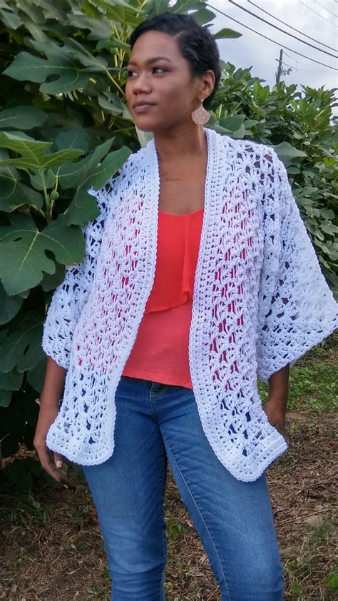 Handmade By Haniyyah Crochet Hexagon Sweater