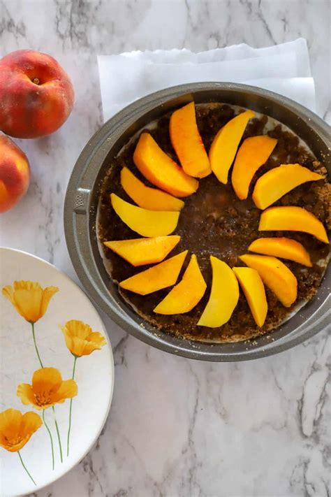 Easy Peach Upside-Down Cake | A Baker's House