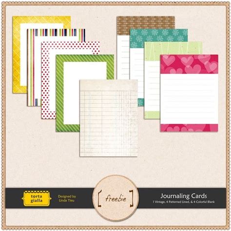 Freebie Download Set Of Project Life Journaling Cards For Scrapbooking