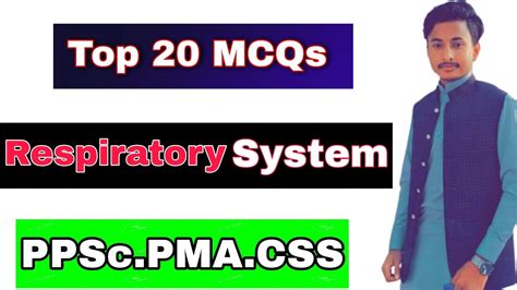 Respiratory System MCQs For Competitive Exams YouTube