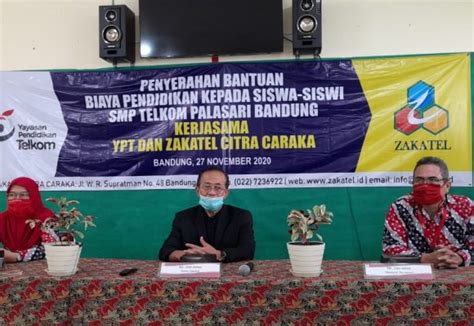 Dalam kegiatan ini pembelajaran dilaksankan secara online diikuti lebih dari 300 siswa. Galeri Sekolah - SMP Telkom Bandung