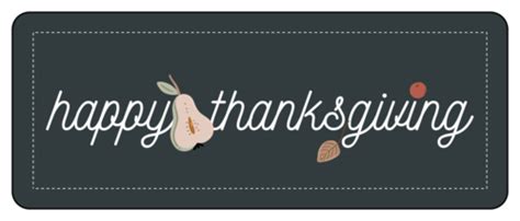 Thanksgiving Label Templates Download Thanksgiving Label Designs
