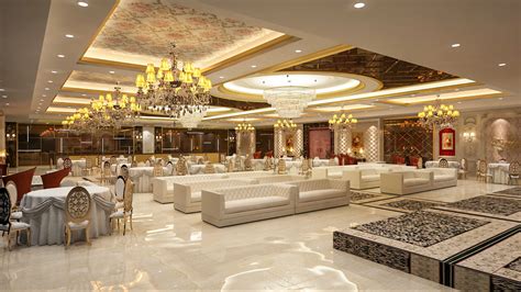 3d Model Banquet Hall Marriage Hall Cgtrader