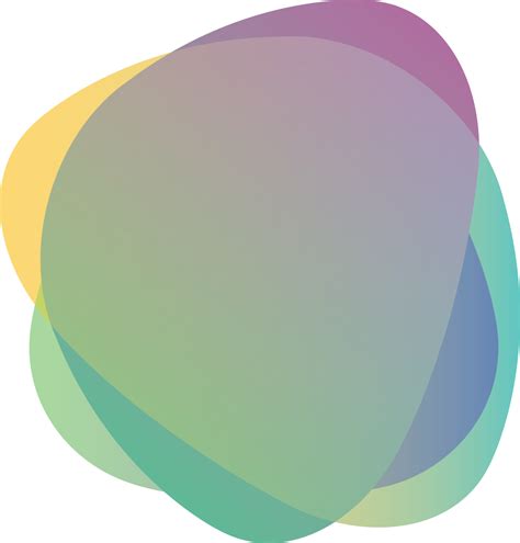 Download Green Yellow Purple Stone Shape Abstract Banner - Circle png image