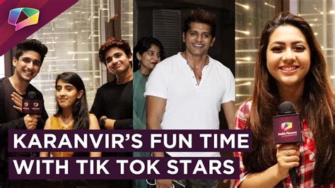 Karanvir Bohras Tik Tok Bash With Bhavin Vishal Sameeksha Team