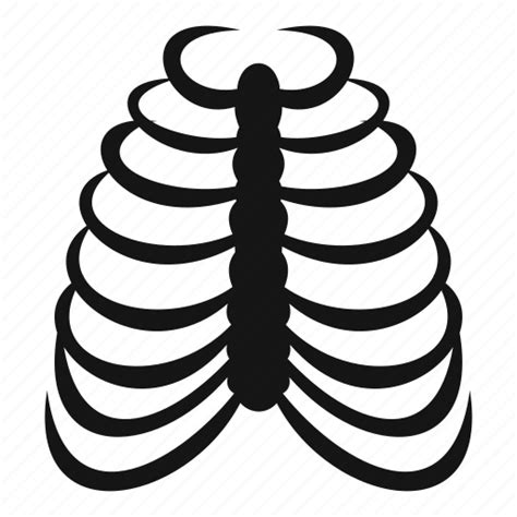 Bone Cage Human Rib Rib Cage Skeleton Thorax Icon Download On