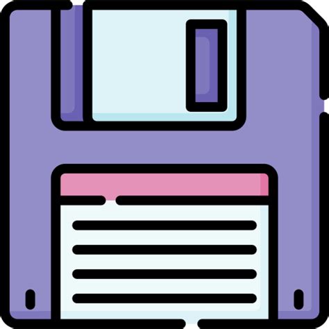 Floppy Disk Special Lineal Color Icon