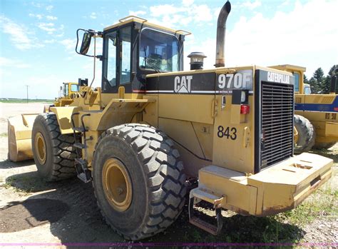 1995 Caterpillar 970f Wheel Loader In Bellingham Mn Item L6837 Sold