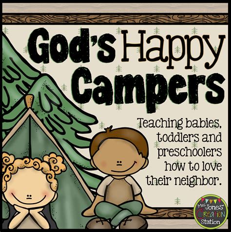 Camping Bible Lesson Cover1 Mrs Jones Creation Station