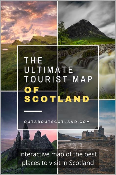 The Best Attractions In Scotland Tourist Map 2023 Tourist Map