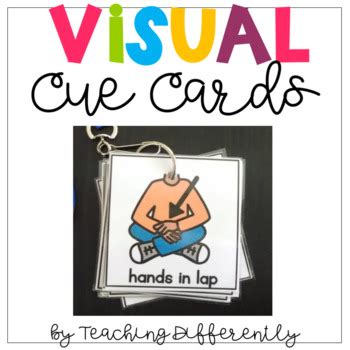 In the first reports of autism dating back to 1943, there are multiple references to autistic children's. Visual Cue Cards by Teaching Differently | Teachers Pay Teachers
