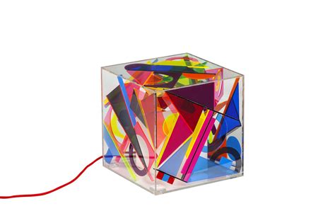 Led Light Cube Illuminations Plexiglass Nicholas Ladommatos Art