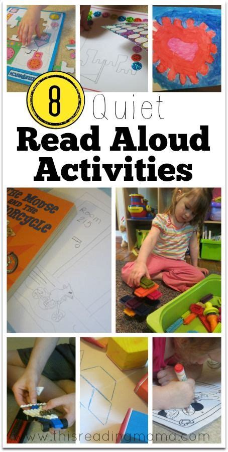 8 Quiet Read Aloud Activities Read Aloud Activities Literacy